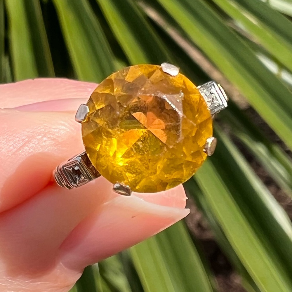 10K yellow gold ring Vintage